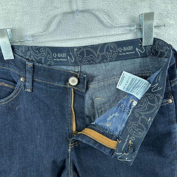 Wrangler Jeans Straight Leg Ultimate Riding Q-Baby WRQ20DD Blue Women's W34X28L - Picture 10 of 16